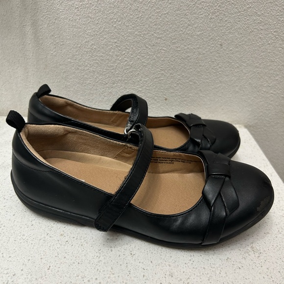 🦋 Black Mary Jane Girls Shoes size 1 - Picture 1 of 6